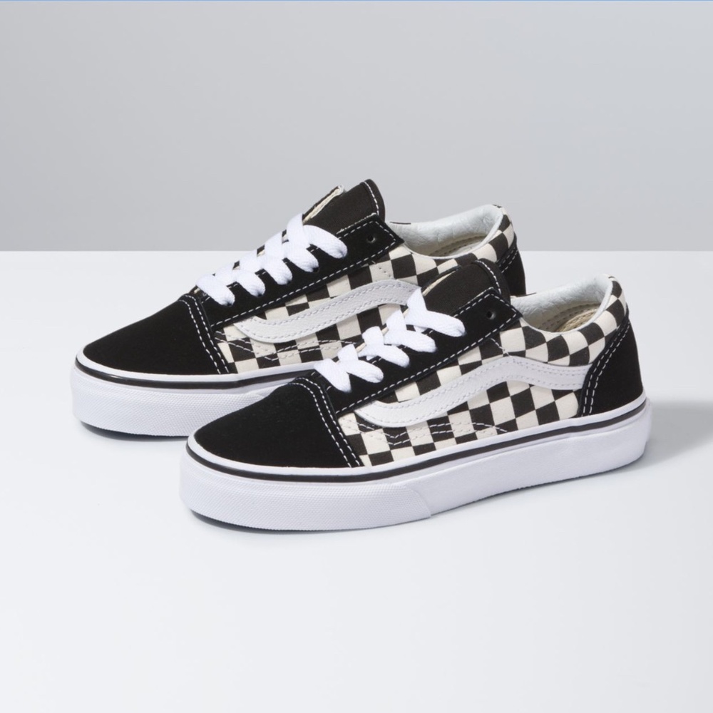 Vans Primary Check Old Skool sneakers size 2